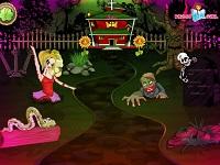 Barbie Zombie In Giardino