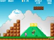 Bart E Homer In Mario World