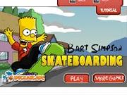 Bart Simpson Skateboarding