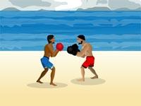 Boxe In Spiaggia