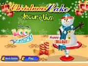 Christmas Snowman Cake