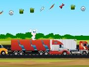 Corsa Di Camion Con Coniglio