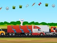 Corsa Di Camion Con Coniglio