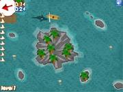 Gioco Di Salvataggio In Barca Dagli Squali