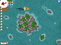 Gioco Di Salvataggio In Barca Dagli Squali