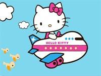 Hello Kitty In Aereo Puzzle