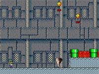 Luigi Castle On Fire