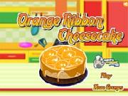 Orange Ribbon Cheesecake