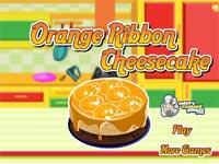 Orange Ribbon Cheesecake