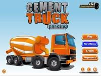 Parcheggia Il Camion Del Cemento