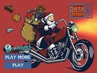 Babbo Natale Motocross Action