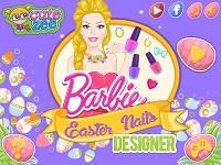 Barbie Dipinge Le Unghie Per Pasqua
