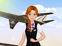 barbie hostess di compagnia aerea