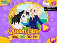 Regina Elsa E Il Suo Cavallo