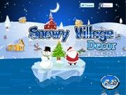 Snowy Village Decor