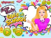 Super Barbie Trucco Per La Scuola